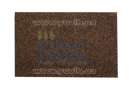 Придверный коврик Поляна 60х40 см коричневый фото