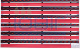 Грязезащитная решетка "Лен" 60х40 см, цвет, внутреннее обрамление фото