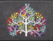Придверный коврик с дизайном Tree Heart 50х75 см фото