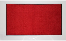 Стильный коврик в прихожую 85х150см Красный фото