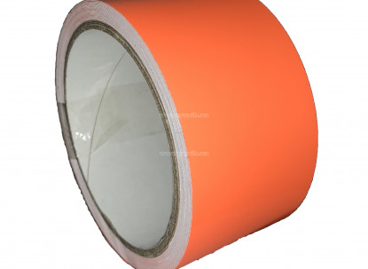 Фотолюминесцентная маркировочная лента Heskins Оранжевая рулон 10 пог. м. фото