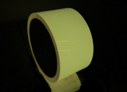Фотолюминесцентная лента Heskins маркировочная Желтая рулон 10 пог. м. фото