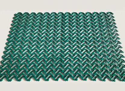 Придверный коврик Тетра-10 зеленый фото