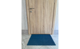 Противоскользящий коврик для ванных комнат, душевых кабин Тетра-10 синий фото